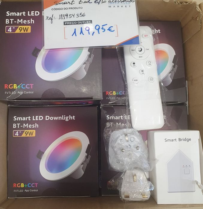 Smart led com 10 unidades BT-MESH