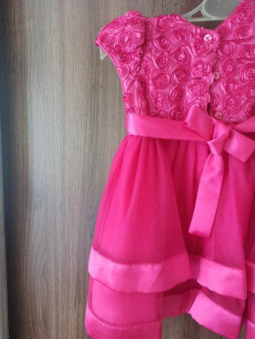 Сукня рожева на дівчинку 18-24м