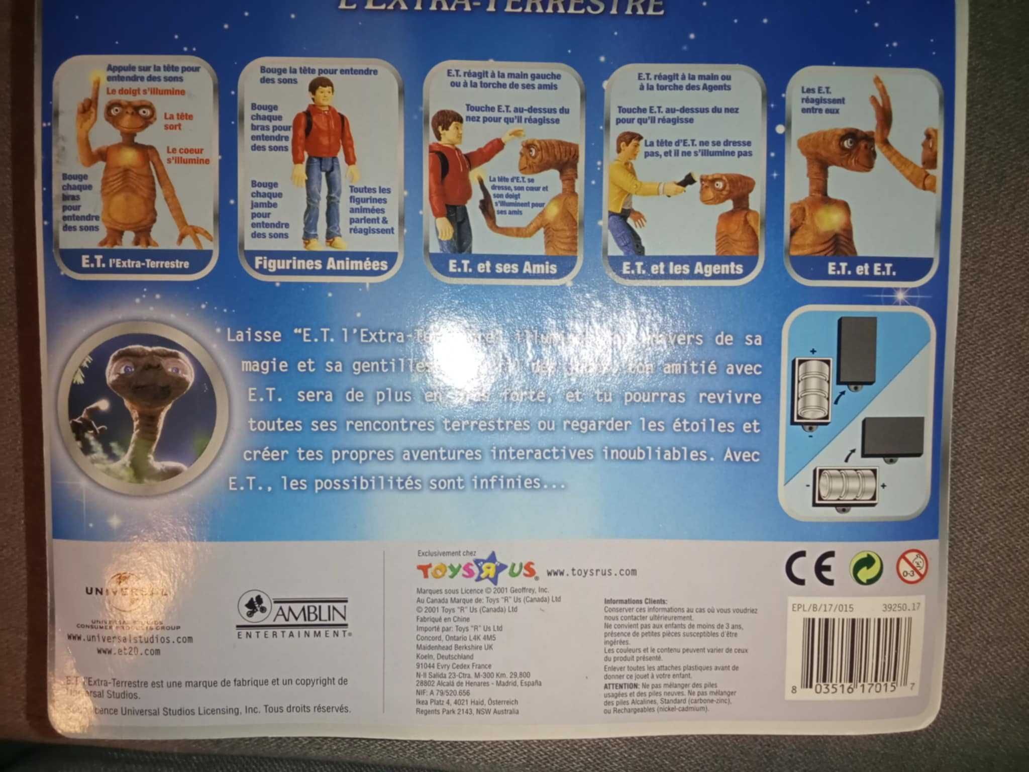 ET Extraterrestre Figura Selada Mint