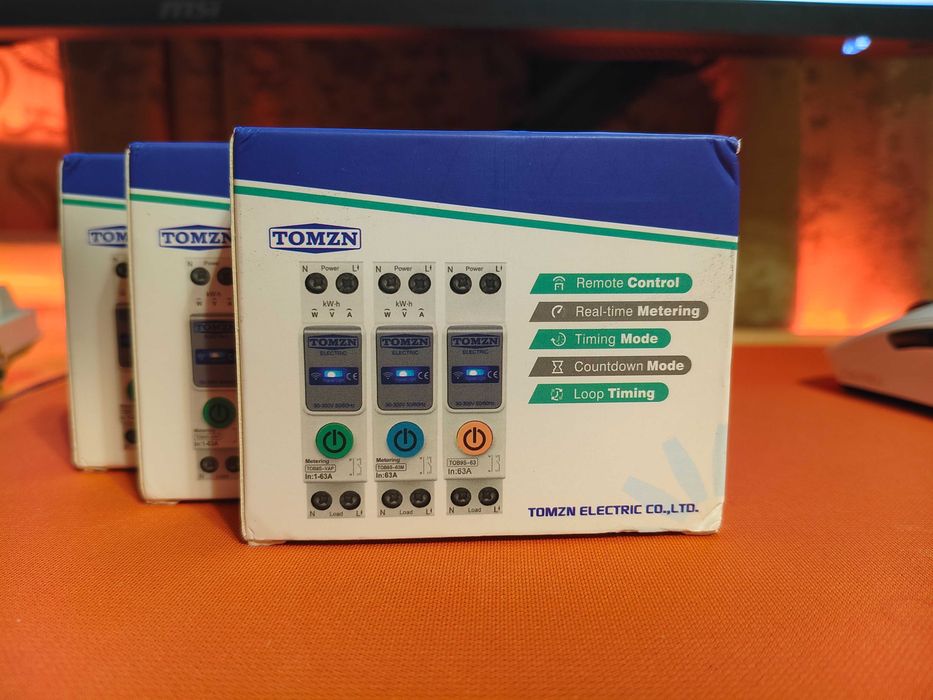 Розумний вимикач TOMZ TOB9-VAP (1-63А, WiFi )