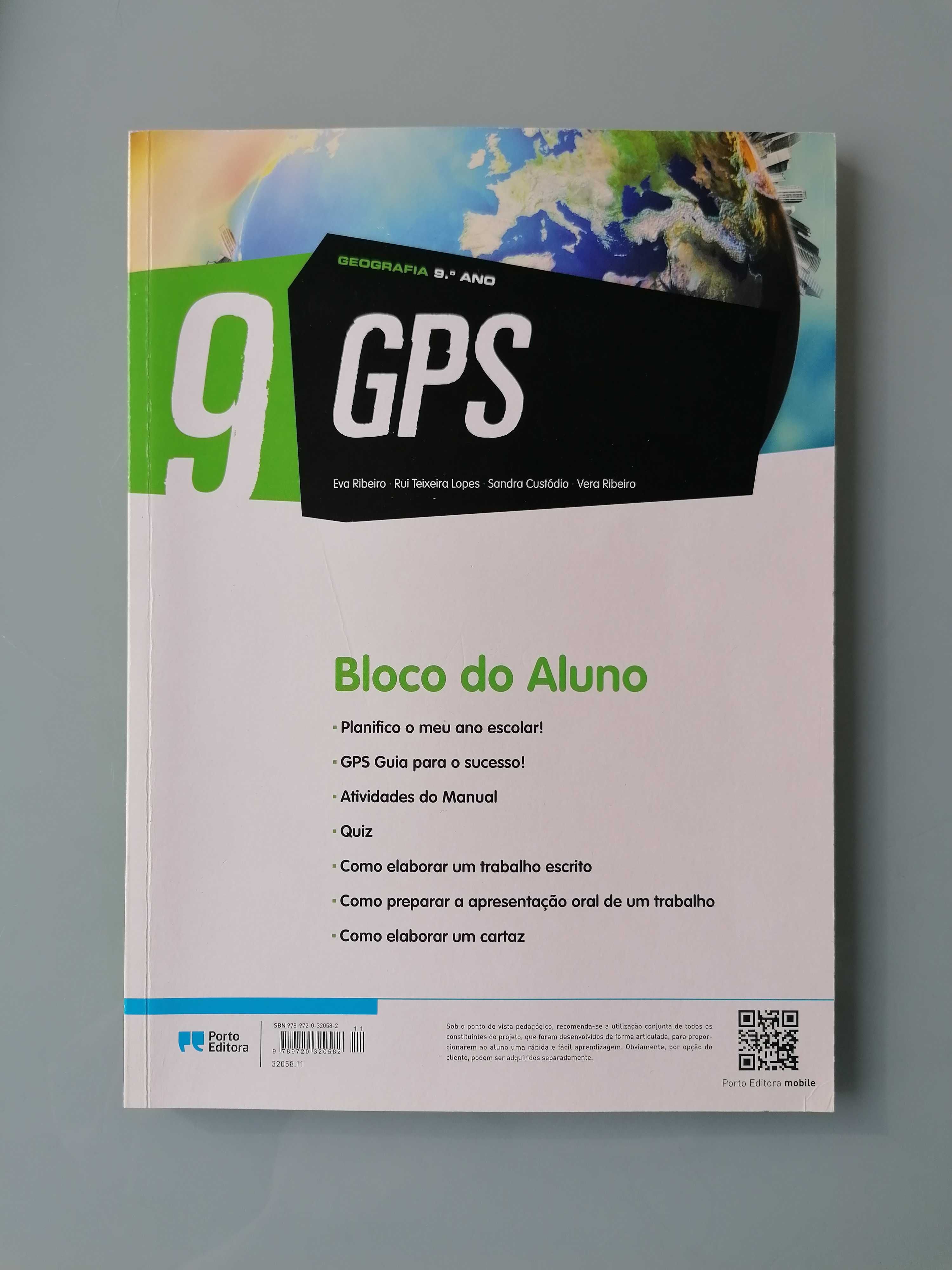 9 GPS - Geografia 9 ºAno - Manual e C.A./Bloco do Aluno