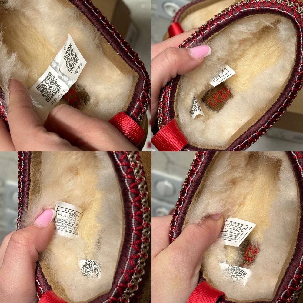 Рыжие угги на платформе ugg tazz с открытой пяткой