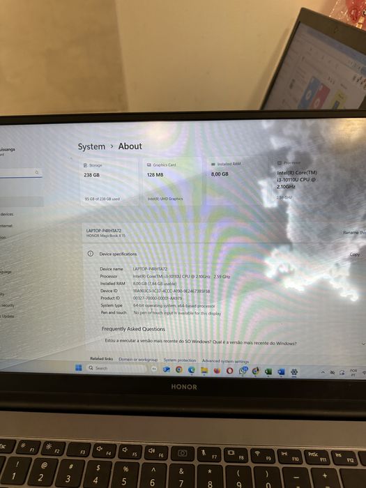 PC HONOR magic book X 15