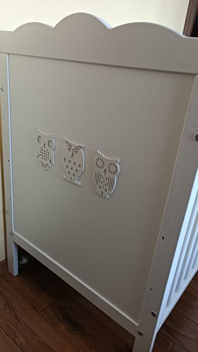 Łóżeczko Klupś Marsell 120x60 + materac fiki miki