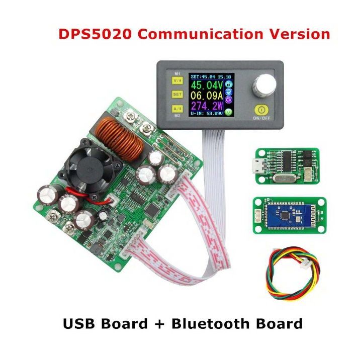 Програмований модуль блоку живлення DPS5020 USB BT (50В 20А)