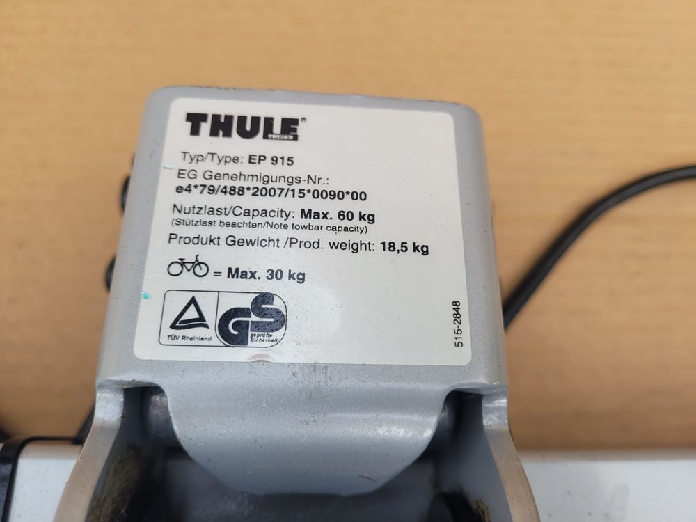 Thule 915 na 2 rowery elektryczne e-bike  bagażnik  na hak