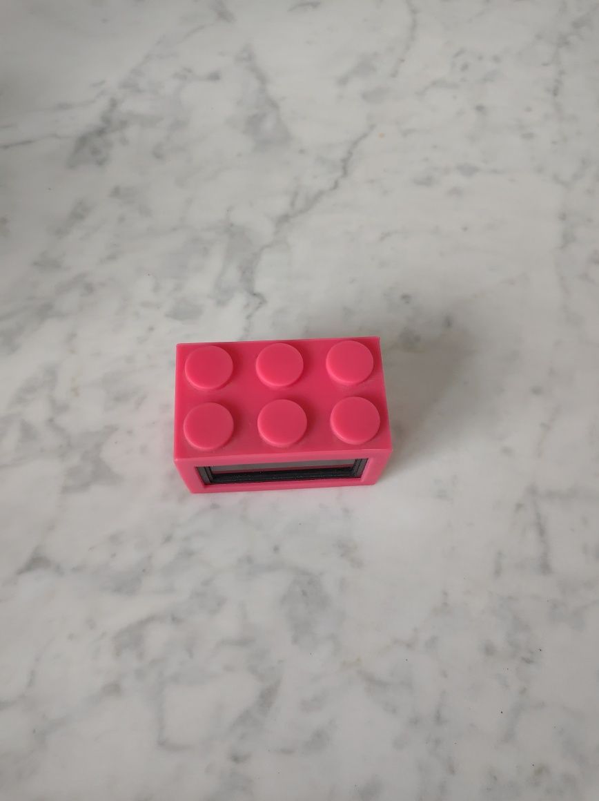 LEGO różowy budzik dekoracja