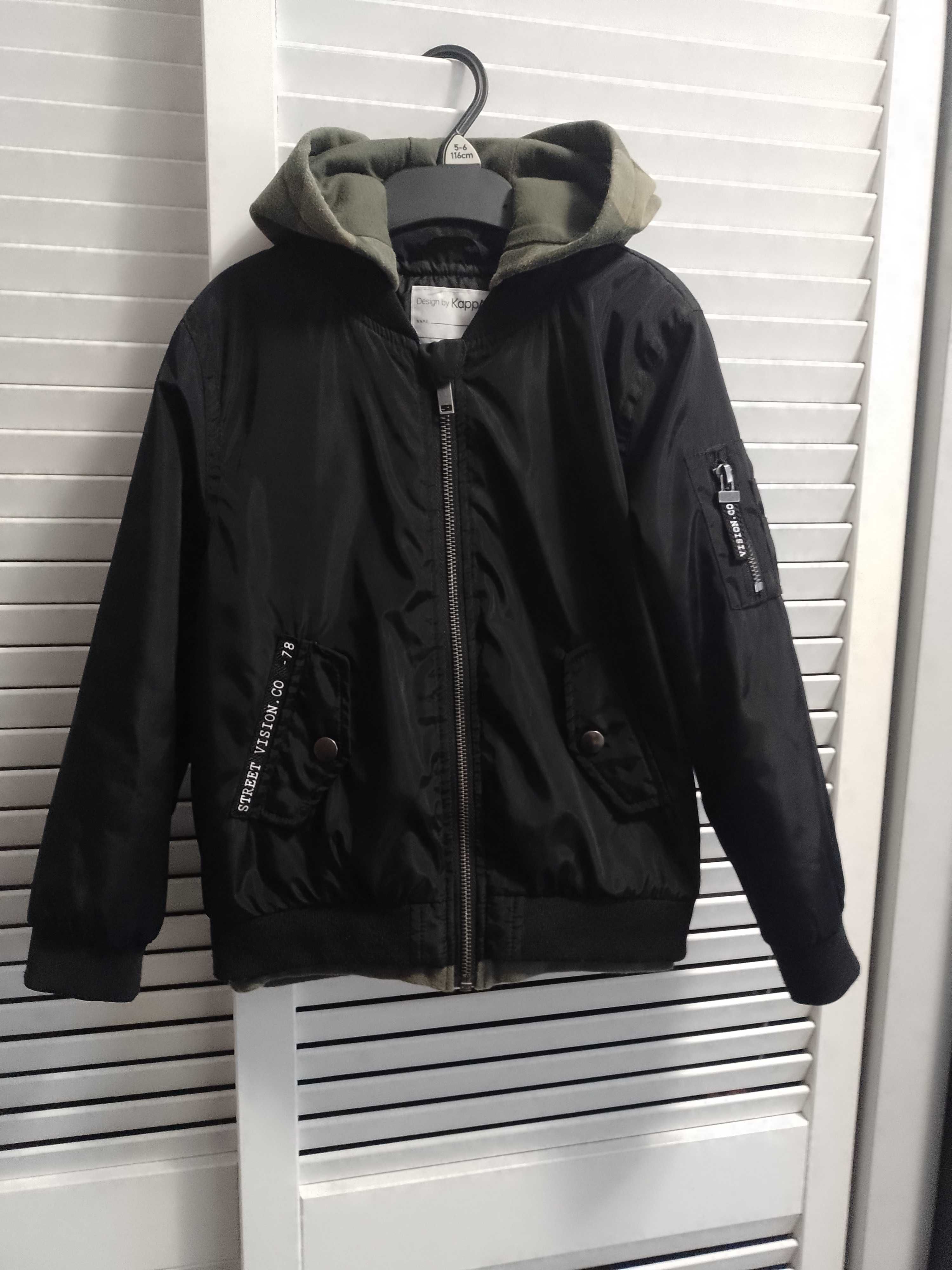 Kurtka# bomberka#KappAhl#116 cm.# moro