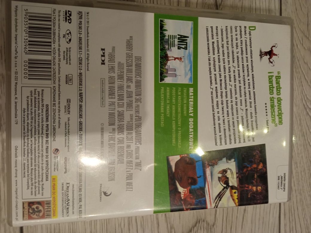 Film DVD ,,Mrówka Z".