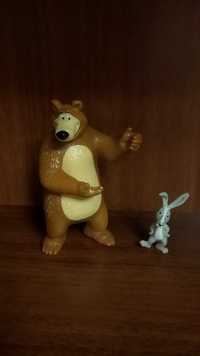 игрушка маша и медведь и заяц статуэтки