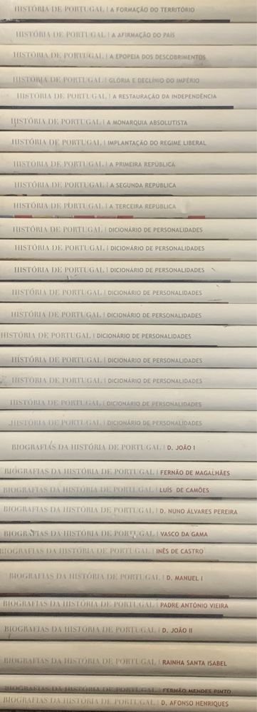 Livros Historia de Portugal de Jose Hermano Saraiva (32 Volumes)