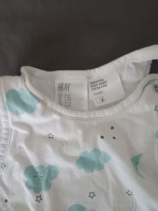 Dwa śpiworki do spania dla niemowlaka