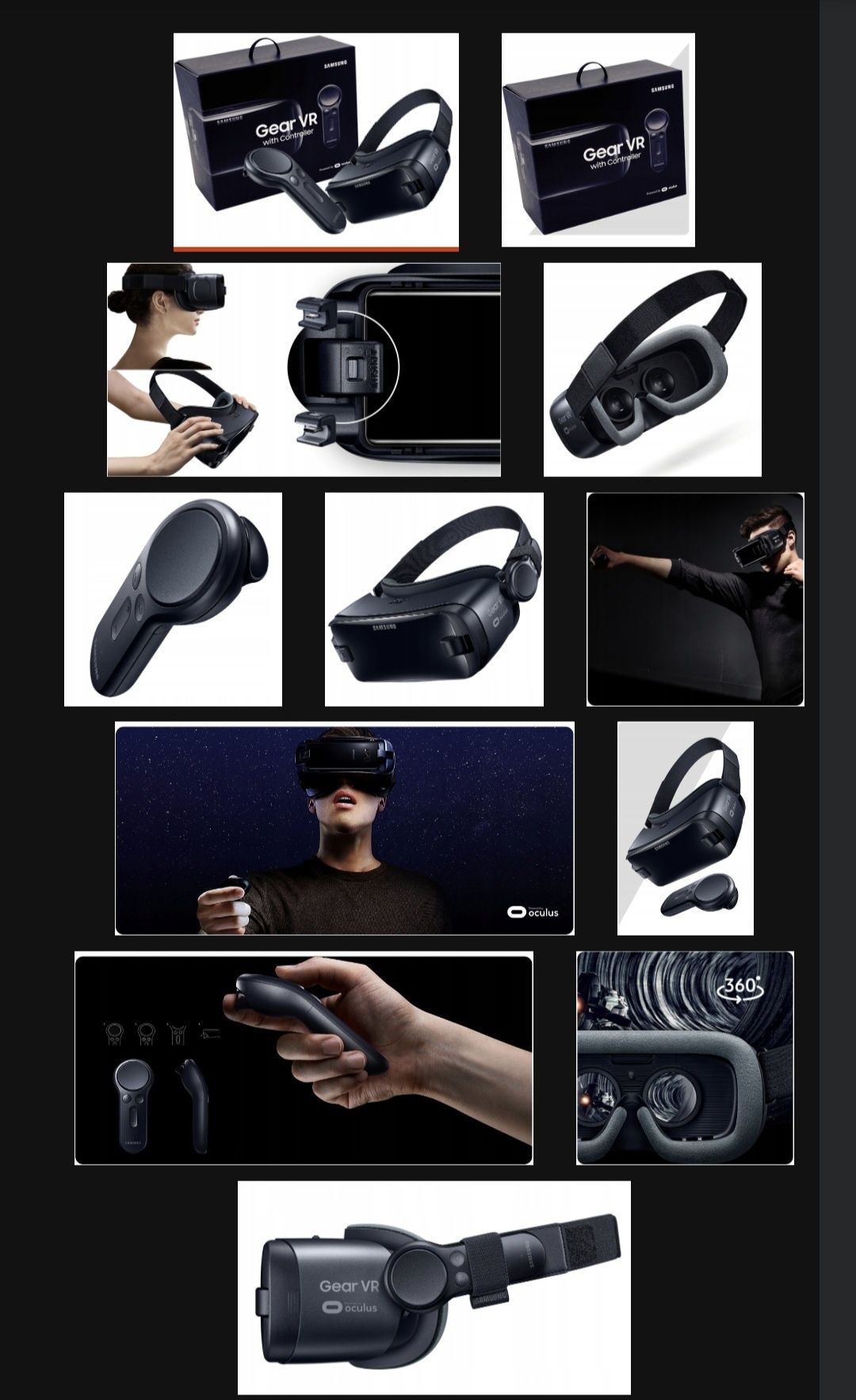 Google Gear VR with controller Samsung