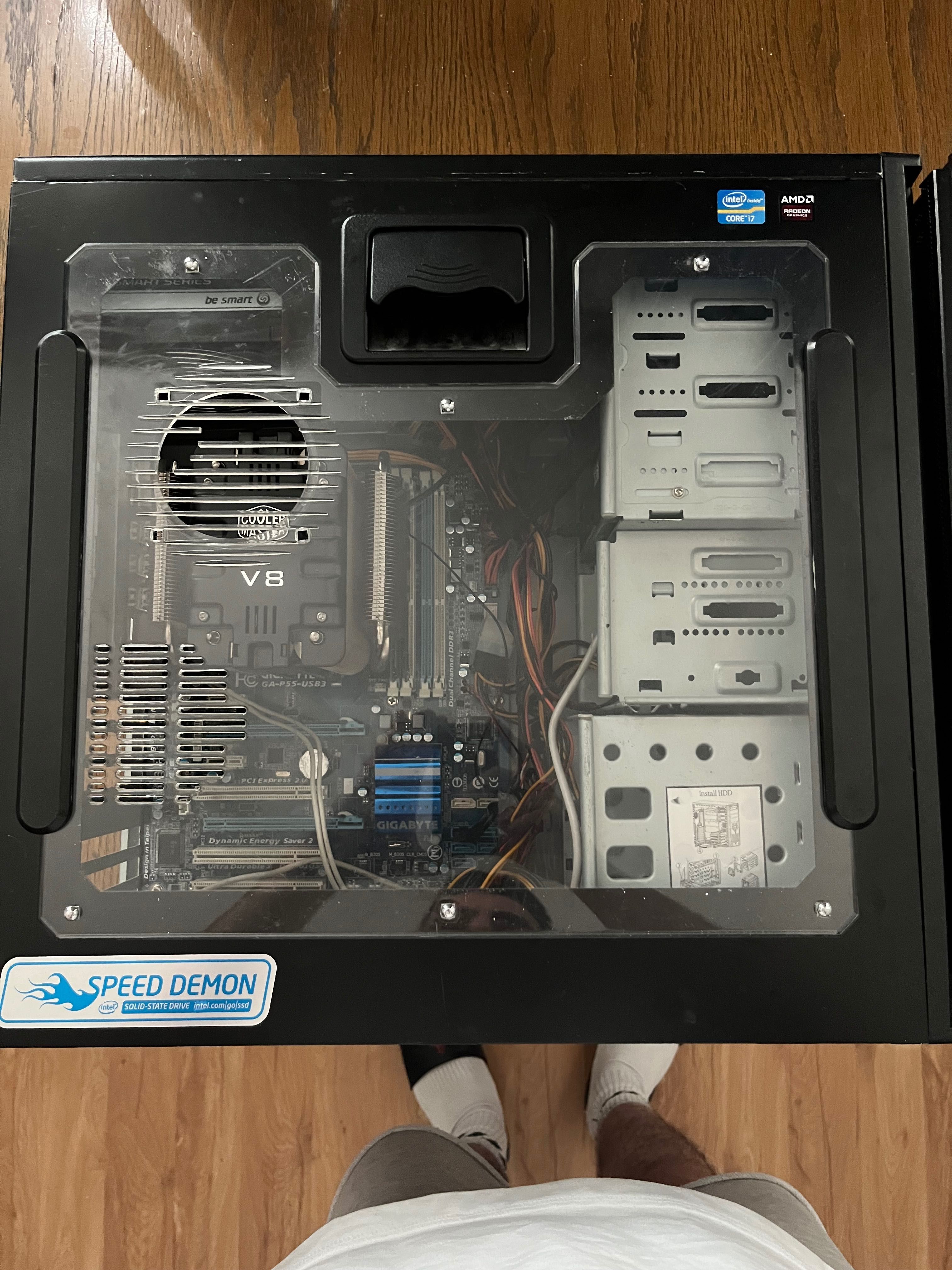 Komputer Stacjonarny na części Gigabyte/GTX 1050/Cooler Master V8/i7/