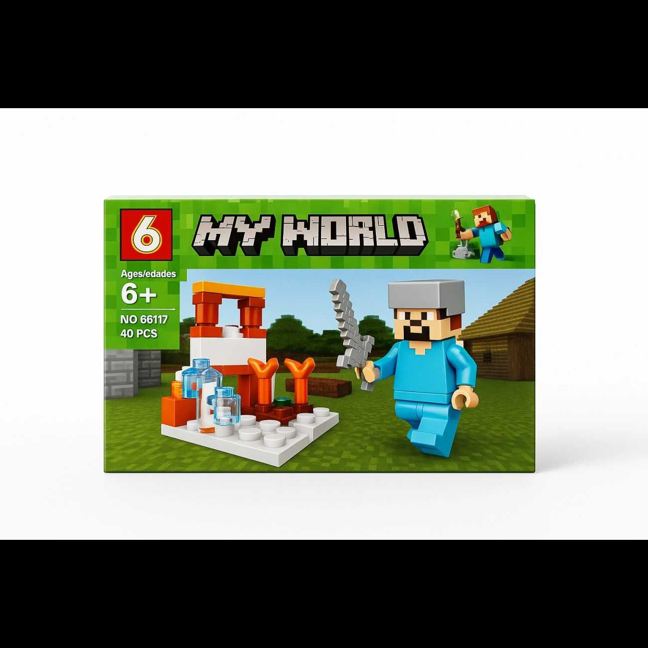 Дитячий конструктор Minecraft "Зіллєва лабораторія" 40 деталей