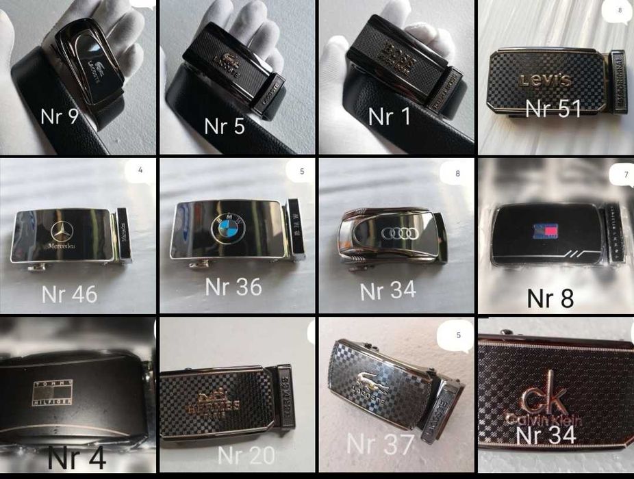 Nowe paski do spodni Męskie i Damskie pasek plus klamra