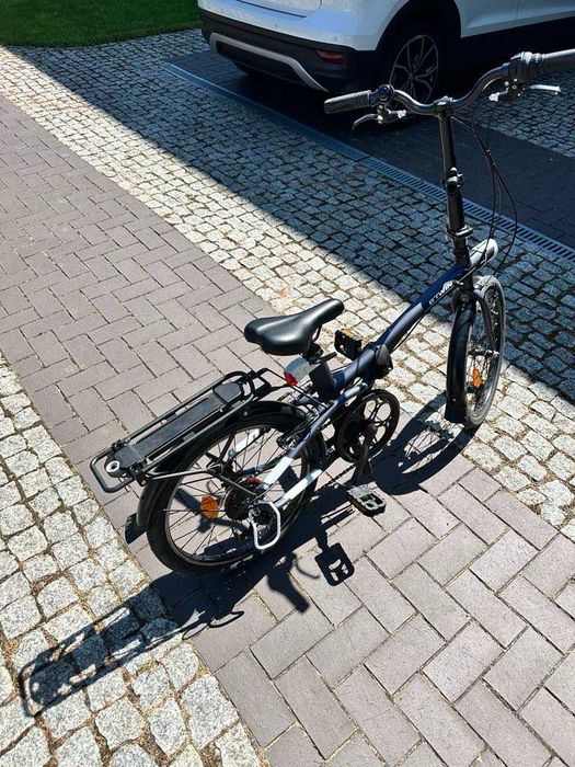 Rower składany Btwin Tilt 500 + dedykowany bagażnik