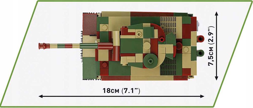 Конструктор COBI Танк Pz.Kpfw. VI Tiger Ausf.E COBI-2735
