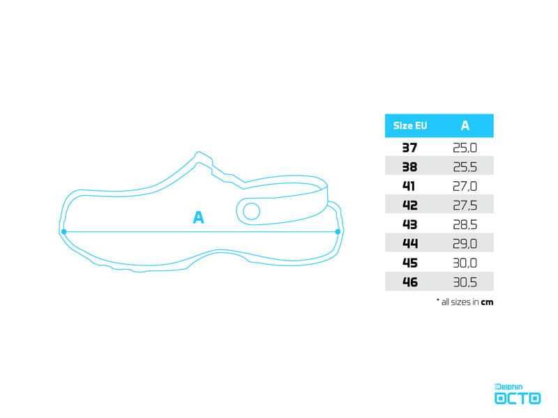 Klapki kuboty Crocs Kroksy wędkarskie Delphin Octo rozm. 38
