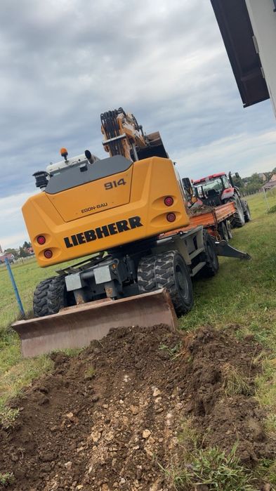 Roboty ziemne, usługi koparkami, transport kruszyw, wyburzenia