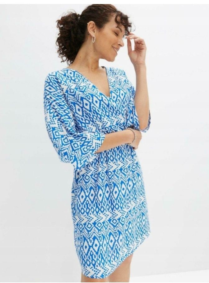 Nowa sukienka plus size 100% wiskoza 46 48 50 na wiosnę i lato