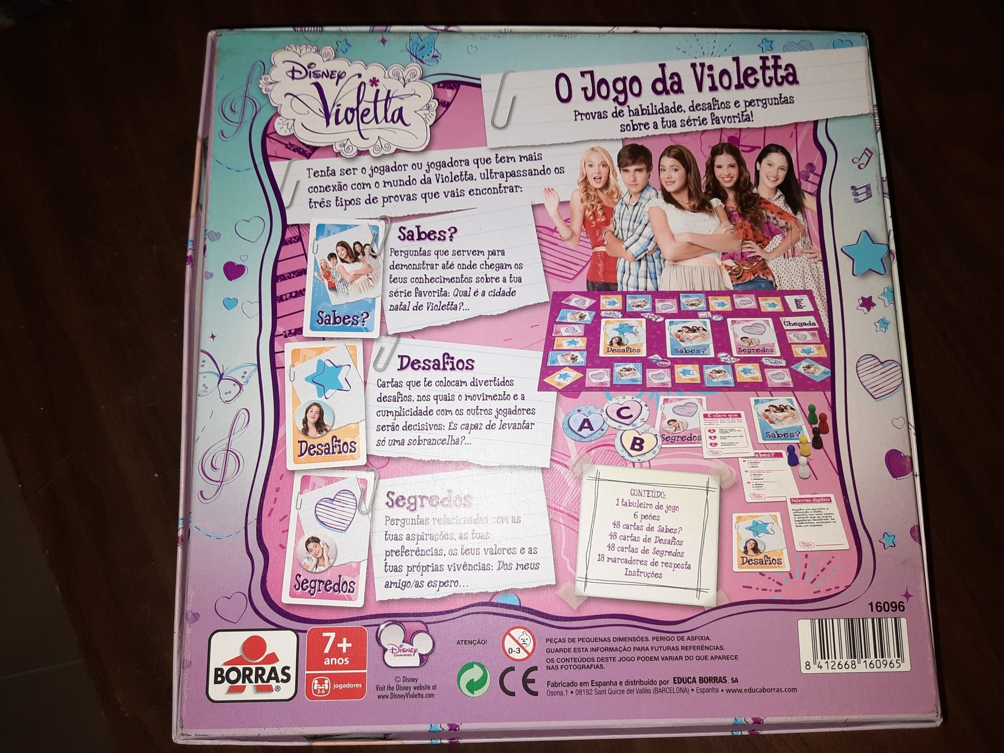 Jogo de tabuleiro da Violeta