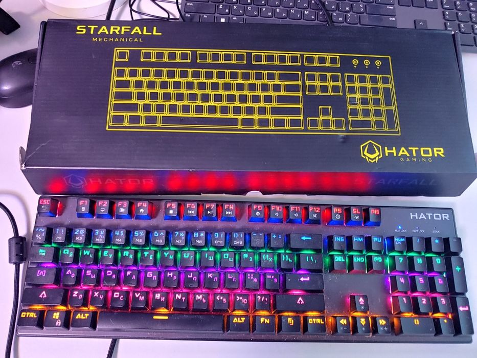 Клавиатура  Hator Starfall механическая игровая проводная