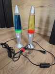 Lampa lawa lampka kolorowa 2szt. na biurko