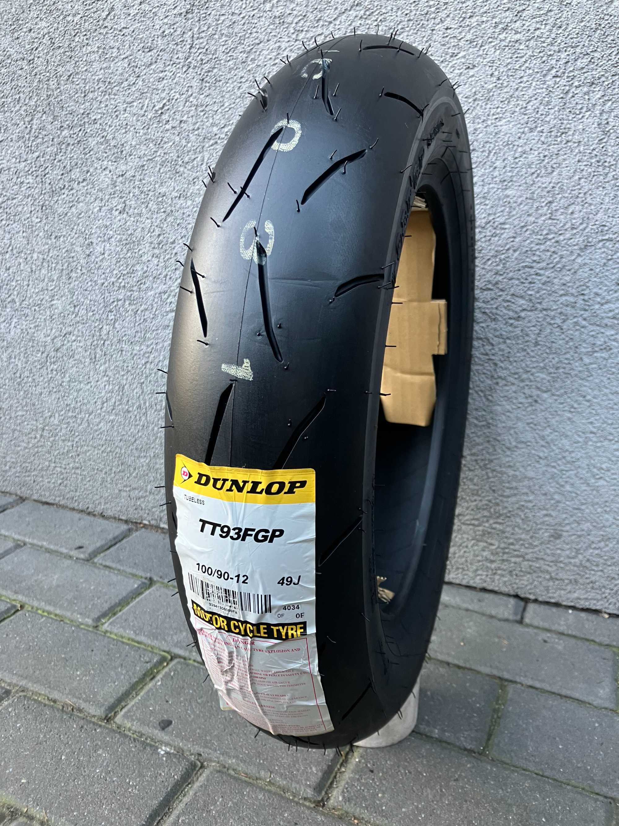 100/90-12 Dunlop TT93 GP PRO 49J TL Pit Bike