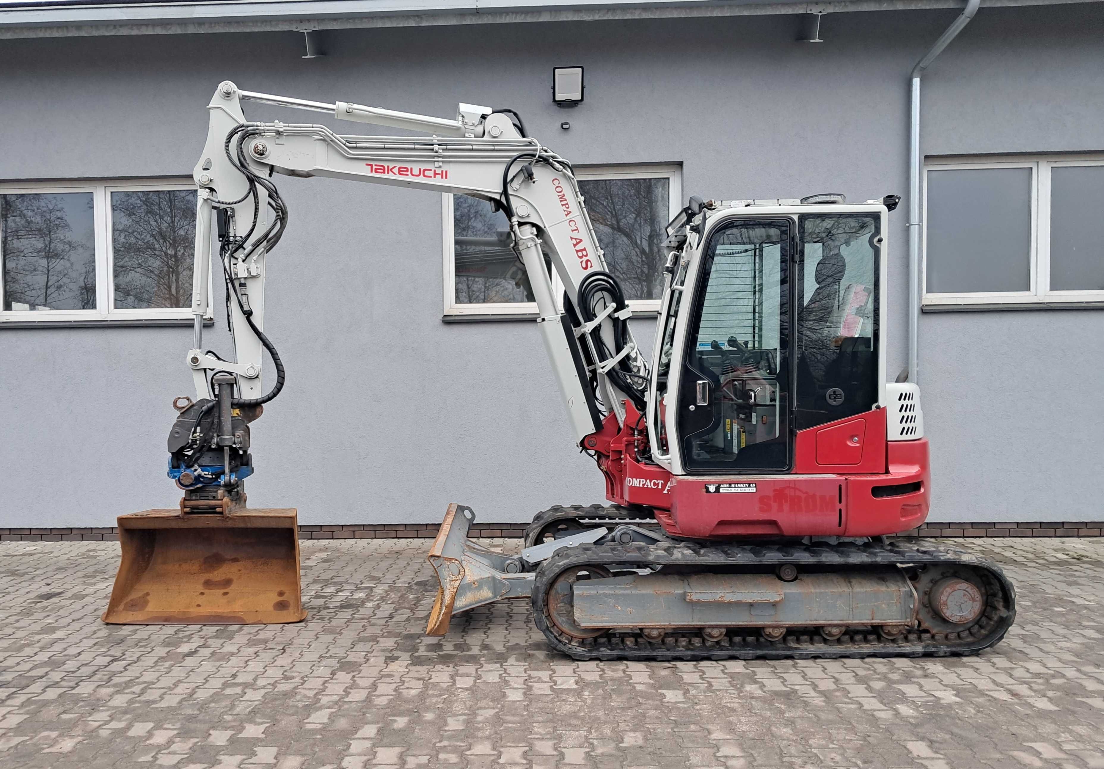 TAKEUCHI TB280FR 2019r 2328h Rototilt SMP Lemiesz Centralne Smarowanie