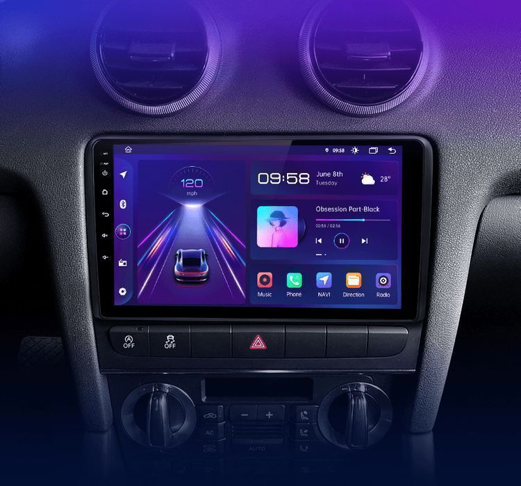 Radio nawigacja Audi A3 8P 2003 - 2013 Android