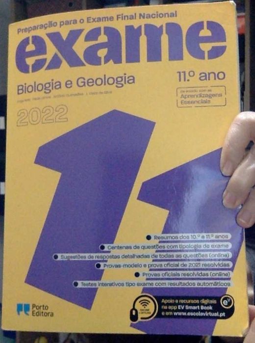 Livro Preparação exame Biologia e Geologia 11.º ano