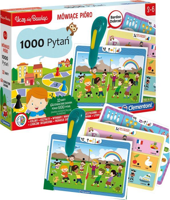 Mówiące Pióro 1000 Pytań Clementoni