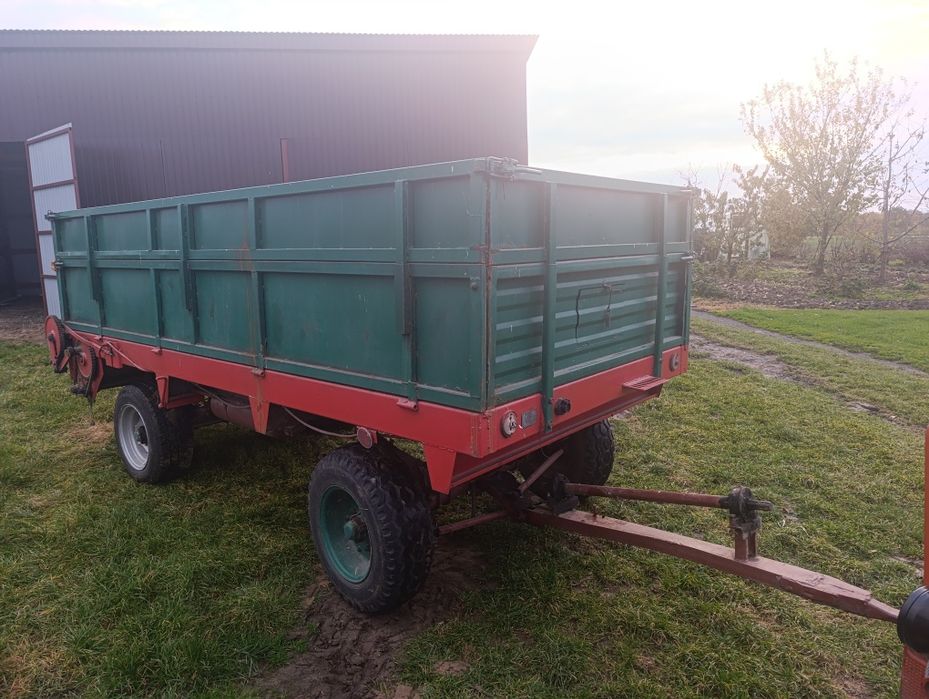 Rozrzutnik obornika, przyczepa