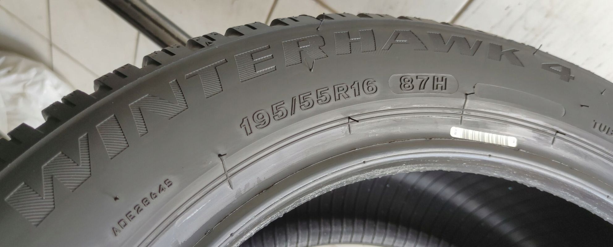4x 195/55r16 Firestone Winterhawk 4/87h D/B/71dB 3 lata gwar.
