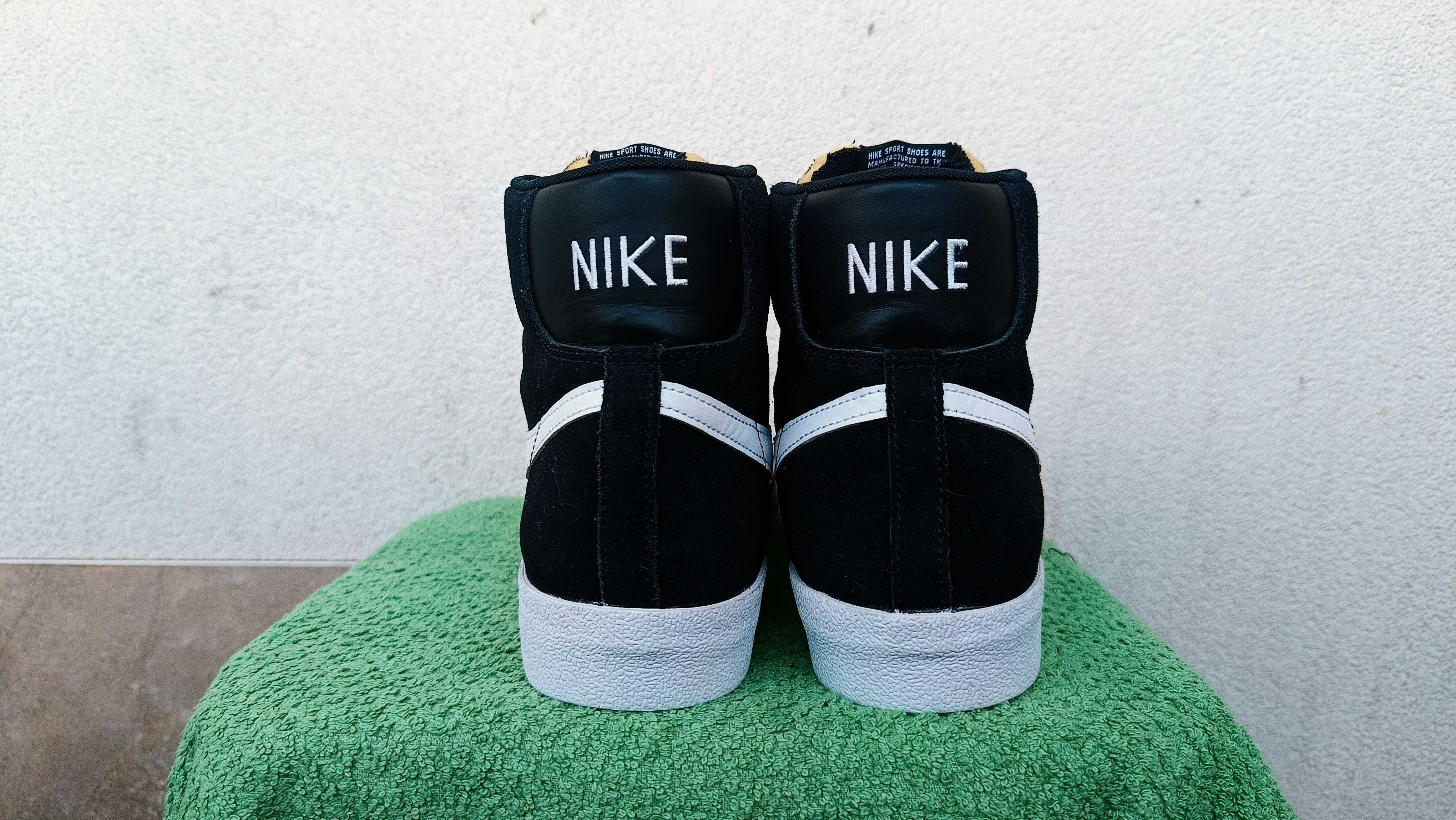 Wysokie sneakersy NIKE BLAZER MID'77 SUEDE r.45 skóra stan idealny