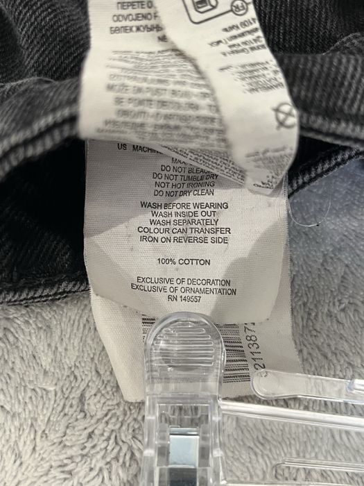 Чорні Baggy джинси з крестами