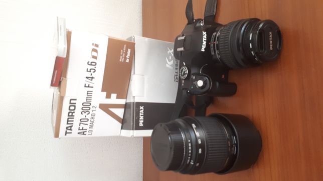Акция Зеркальный фотоаппарат Pentax K-x + Tamron 70-300