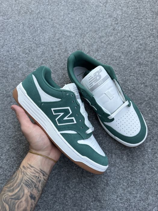 New Balance 480 Marsh Green Linen