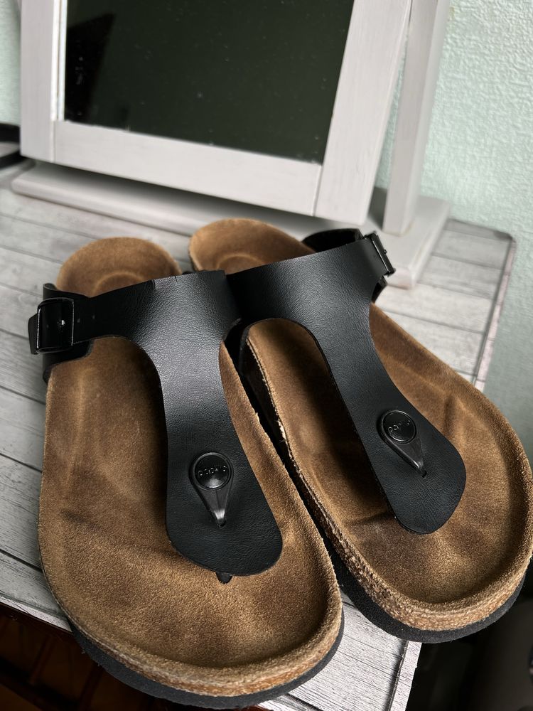Birkenstock by Papillio “Gizeh Platform”  Женские тапочки-слайды