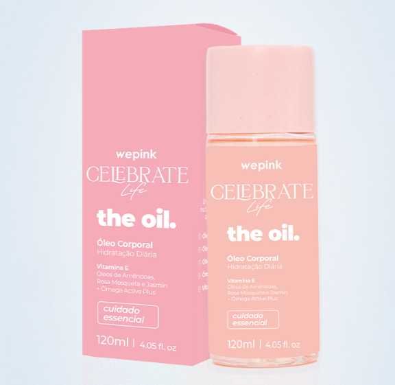 The Oil Celebrate Life 120ml - Wepink -  Produto Brasileiro