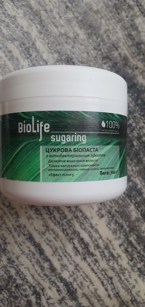 Цукрова,сахарная паста для шугаринга Terra, Enova, BioLife