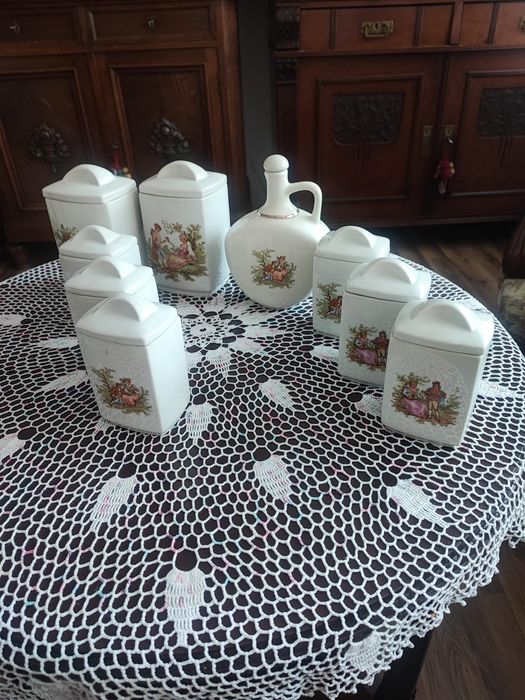 Porcelanowe pojemniki na przyprawy BOGUCICE