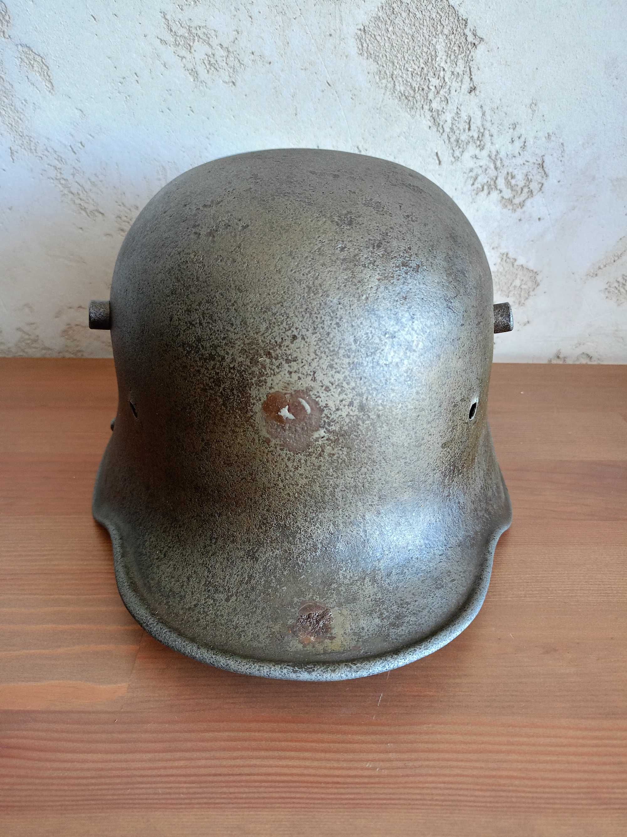 Hełm Niemiecki M16 M17 Stahlhelm Zdrowy pierwsza wojna