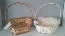 Wiklinowy kosz prezentowy z metką x 2szt firmy WICKER i WNUK