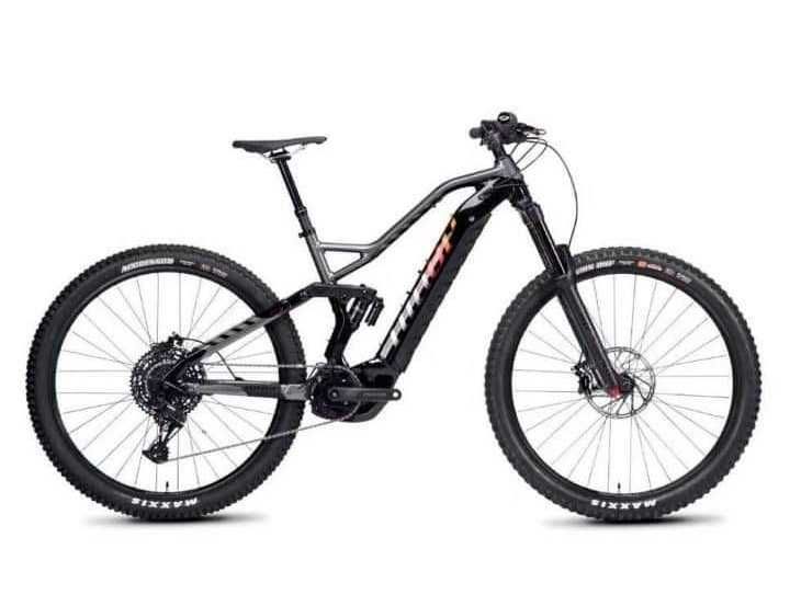 Bicicleta elétrica suspensão total