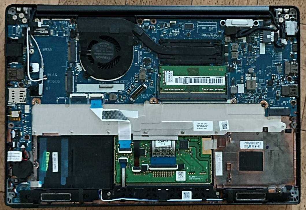 Dell Latitude 7280 по частям (разборка)