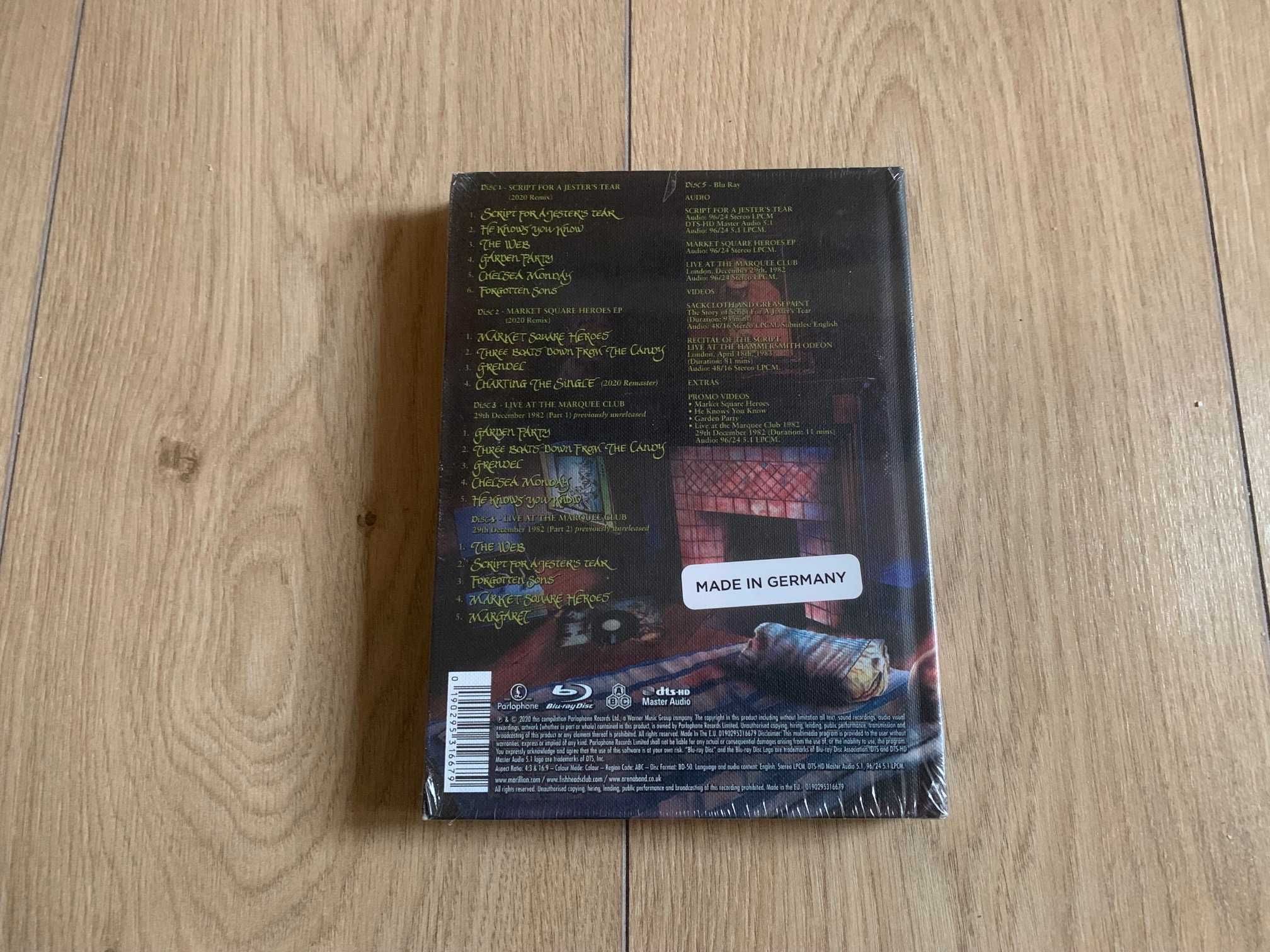 MARILLION - A Script For A Jester's Tear ( 5CD +BR ) książka