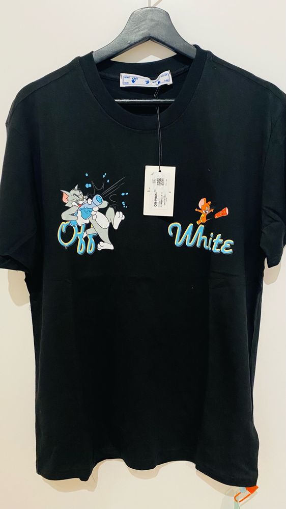 koszulka Off White męska Tom i Jerry XL XXL