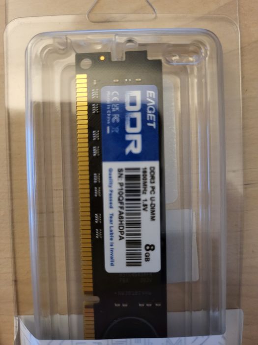 Pamięć Eaget 8gb Ram ddr3 1600MHz 2szt.
